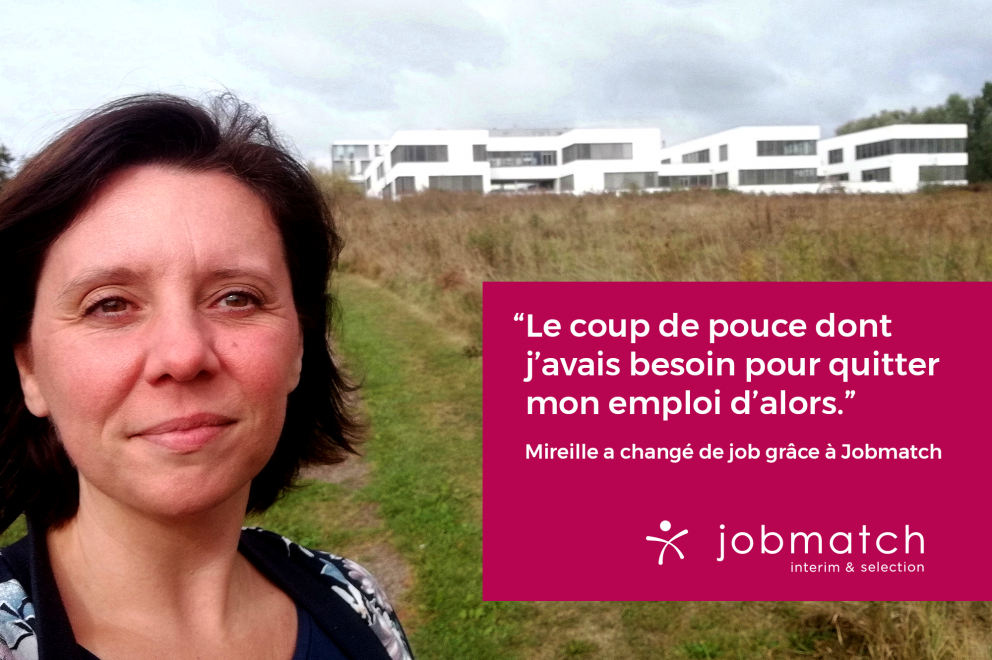Temoignage: Mireille sur Jobmatch Temoignage: Mireille sur Jobmatch